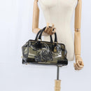 LOEWE Anagram Americana 28 Hand Bag Vinyl Black Auth 148911-31