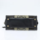 LOEWE Anagram Americana 28 Hand Bag Vinyl Black Auth 148911-5