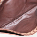 BOTTEGA VENETA Clutch Bag Suede Brown Gold Auth 148912-15