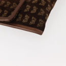 BOTTEGA VENETA Clutch Bag Suede Brown Gold Auth 148912-8