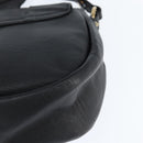 Chloe Elsie Shoulder Bag Leather Black Gold Auth 148917-13