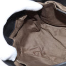 Chloe Elsie Shoulder Bag Leather Black Gold Auth 148917-19