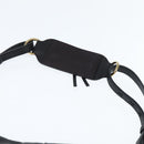 Chloe Elsie Shoulder Bag Leather Black Gold Auth 148917-8