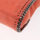 Stella MacCartney Falabella Chain Bag Polyester Orange Silver 364519 Auth 148919-17