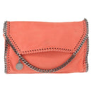 Stella MacCartney Falabella Chain Bag Polyester Orange Silver 364519 Auth 148919-13