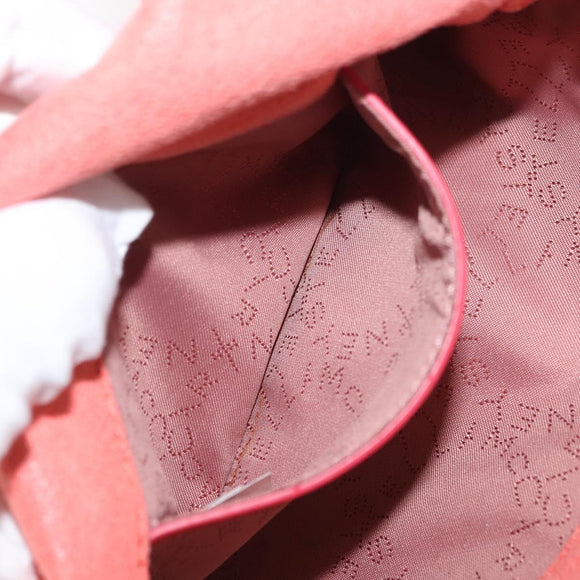 Stella MacCartney Falabella Chain Bag Polyester Orange Silver 364519 Auth 148919