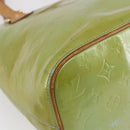 LOUIS VUITTON Monogram Vernis Houston Hand Bag Baby Blue M91005 LV Auth 148922-14