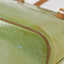 LOUIS VUITTON Monogram Vernis Houston Hand Bag Baby Blue M91005 LV Auth 148922-15