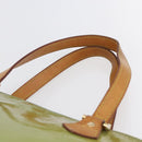 LOUIS VUITTON Monogram Vernis Houston Hand Bag Baby Blue M91005 LV Auth 148922-8