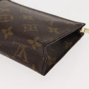 LOUIS VUITTON Monogram Poche Toilette 15 Pouch M47546 LV Auth 148928-16