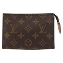 LOUIS VUITTON Monogram Poche Toilette 15 Pouch M47546 LV Auth 148928-13