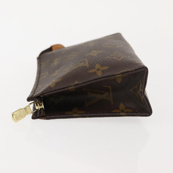 LOUIS VUITTON Monogram Poche Toilette 15 Pouch M47546 LV Auth 148928