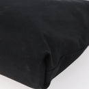 PRADA Hand Bag Nylon Black Silver Auth 148930-16