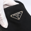 PRADA Hand Bag Nylon Black Silver Auth 148930-18