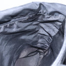 PRADA Hand Bag Nylon Black Silver Auth 148930-20