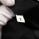 PRADA Hand Bag Nylon Black Silver Auth 148930-12