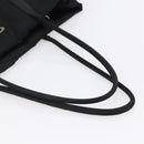 PRADA Hand Bag Nylon Black Silver Auth 148930-7