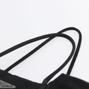 PRADA Hand Bag Nylon Black Silver Auth 148930-14