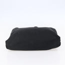 PRADA Hand Bag Nylon Black Silver Auth 148930-5