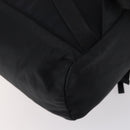 PRADA Backpack Nylon Black Silver Auth 148932-18