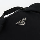 PRADA Backpack Nylon Black Silver Auth 148932-20