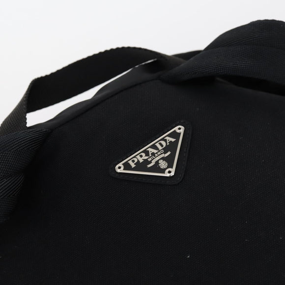 PRADA Backpack Nylon Black Silver Auth 148932