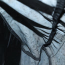 PRADA Backpack Nylon Black Silver Auth 148932-23