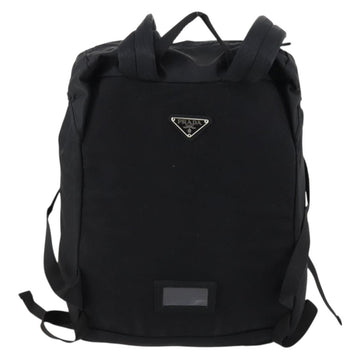 PRADA Backpack Nylon Black Silver Auth 148932 - 0