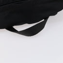 PRADA Backpack Nylon Black Silver Auth 148932-7