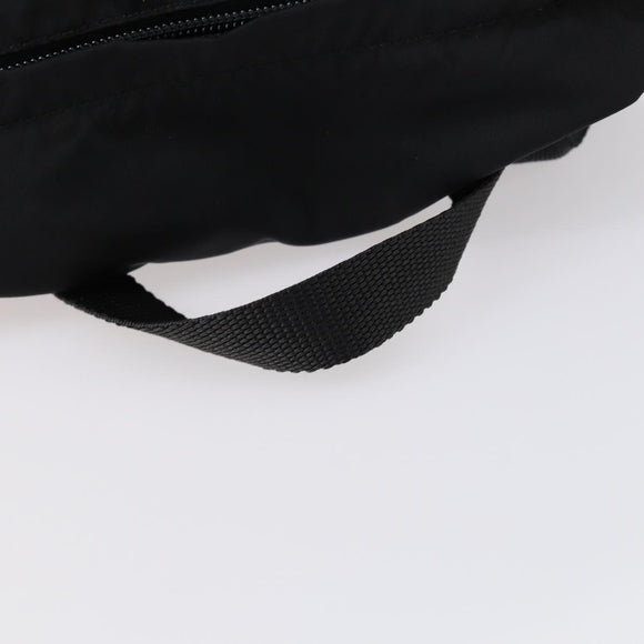 PRADA Backpack Nylon Black Silver Auth 148932