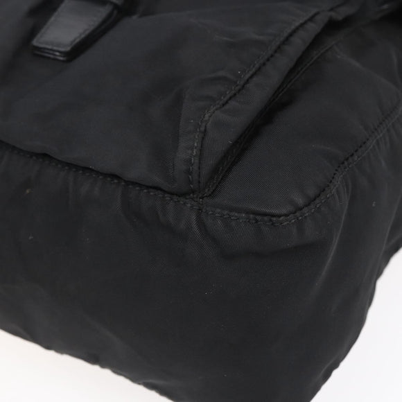 PRADA Shoulder Bag Nylon Black Auth 148933