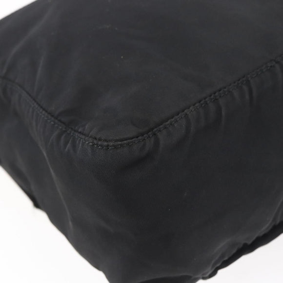 PRADA Shoulder Bag Nylon Black Auth 148933