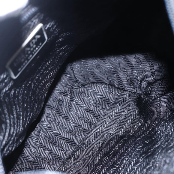 PRADA Shoulder Bag Nylon Black Auth 148933
