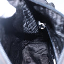 PRADA Shoulder Bag Nylon Black Auth 148933-22