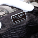 PRADA Backpack Nylon Beige Silver Auth 148934-20