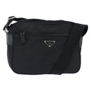 PRADA Shoulder Bag Nylon Black Auth 148935-1