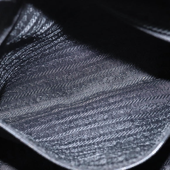 PRADA Shoulder Bag Nylon Black Auth 148935