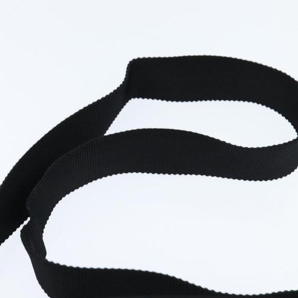 PRADA Shoulder Bag Nylon Black Auth 148935