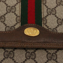 GUCCI GG Supreme Web Sherry Line Shoulder Bag PVC Beige 66 001 4461 Auth 148936-17