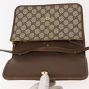 GUCCI GG Supreme Web Sherry Line Shoulder Bag PVC Beige 66 001 4461 Auth 148936-10