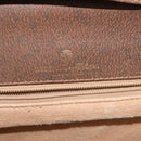 GUCCI GG Supreme Web Sherry Line Shoulder Bag PVC Beige 66 001 4461 Auth 148936-18