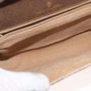 GUCCI GG Supreme Web Sherry Line Shoulder Bag PVC Beige 66 001 4461 Auth 148936-11