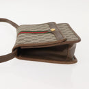 GUCCI GG Supreme Web Sherry Line Shoulder Bag PVC Beige 66 001 4461 Auth 148936-4