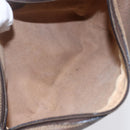 GUCCI GG Supreme Web Sherry Line Clutch Bag PVC Beige Gold 22 01 012 Auth 148937-10