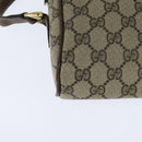 GUCCI GG Supreme Web Sherry Line Shoulder Bag PVC Beige Gold 010 378 Auth 148938-15