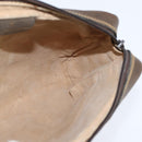 GUCCI GG Supreme Web Sherry Line Shoulder Bag PVC Beige Gold 010 378 Auth 148938-19