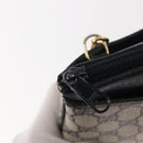 GUCCI GG Supreme Sherry Line Shoulder Bag PVC Navy Gold 39 02 026 Auth 148943-9