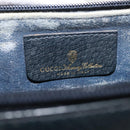 GUCCI GG Supreme Sherry Line Shoulder Bag PVC Navy Gold 39 02 026 Auth 148943-19