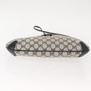 GUCCI GG Supreme Sherry Line Shoulder Bag PVC Navy Gold 39 02 026 Auth 148943-5