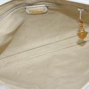 GUCCI Flora Shoulder Bag Canvas Beige Gold 004 92 0230 Auth 148945-10